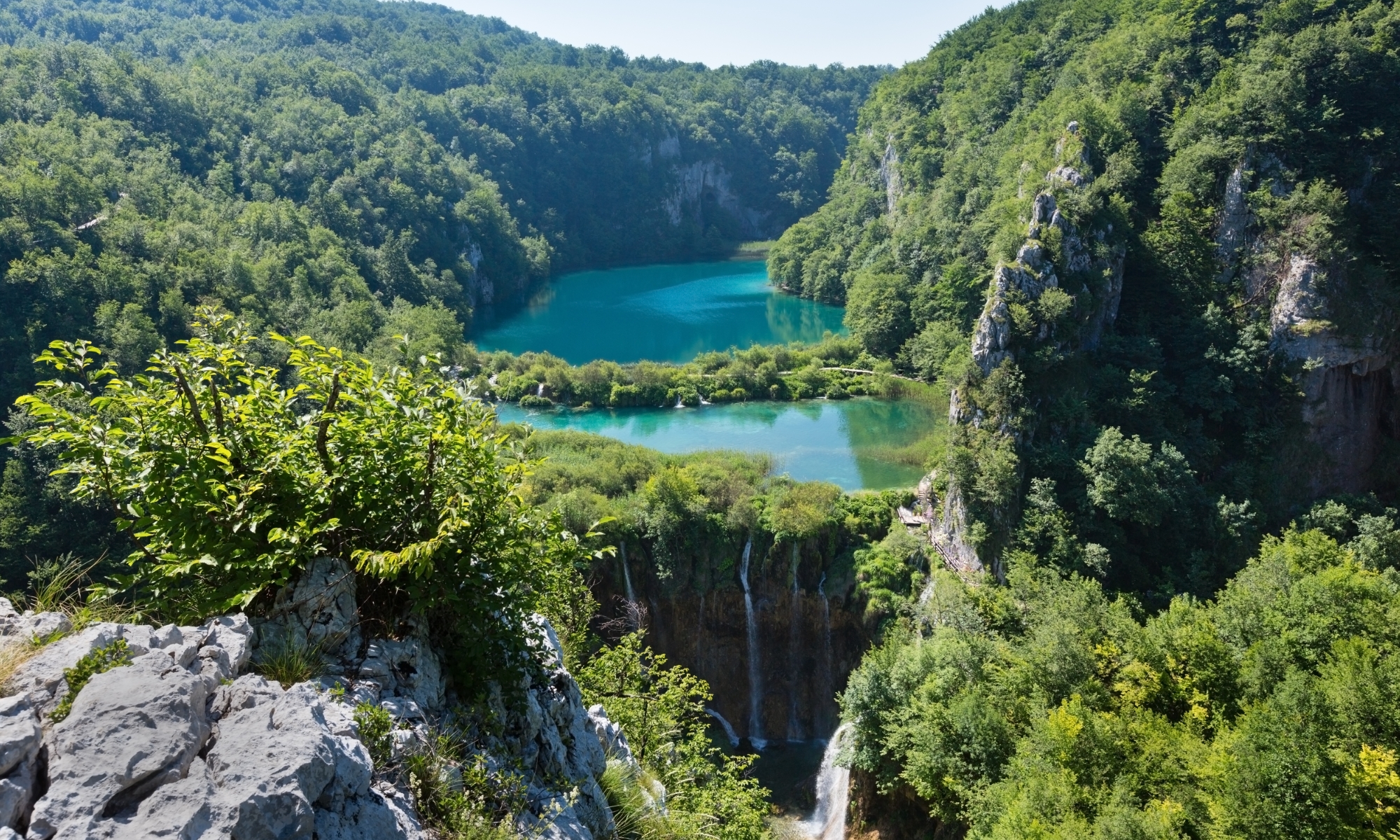 Panoramic View | Plitvice Lakes National Park Panoramic view of Plitvice Lakes National Park