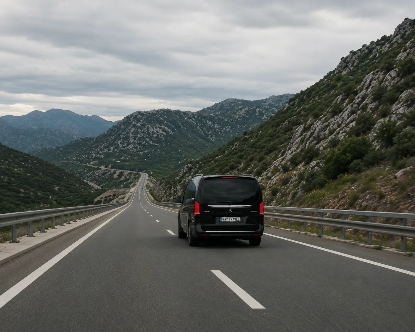 Mercedes-Benz Van for a private transfer from Split to Medjugorje