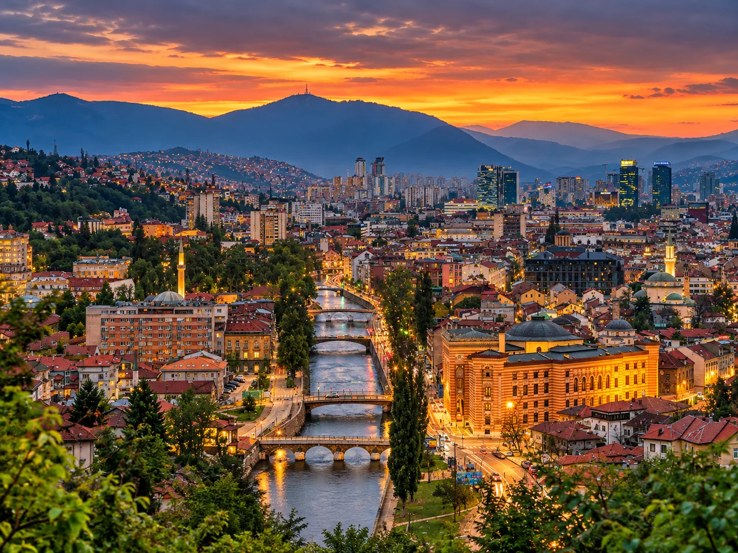 Sarajevo city &ndash; destination for private transfer from Split