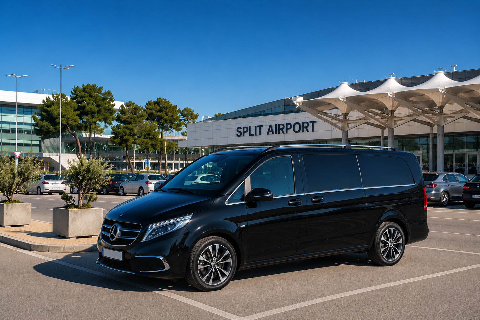 Private Transfer Split Airport to Dubrovnik | Mercedes-Benz V-Class & Minibus