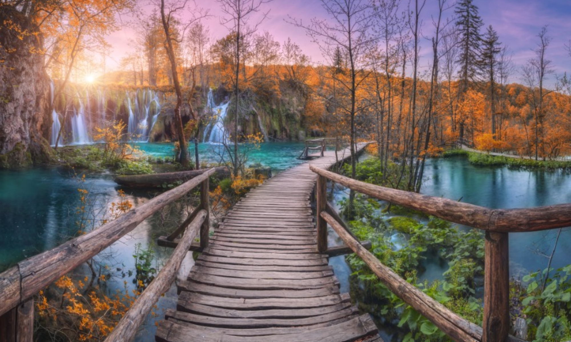 Autumn at Plitvice Lakes Autumn colours at Plitvice Lakes National Park